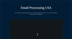 Desktop Screenshot of emailprocessingusa.com